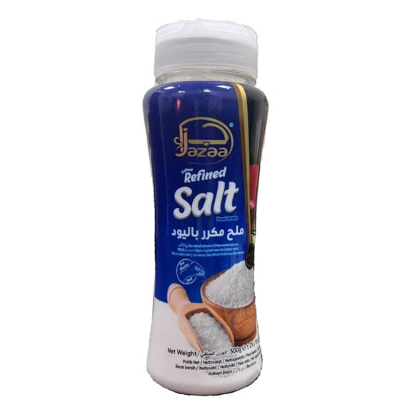 JAZAA REFINED IODIZED SALT 12X500 GM
